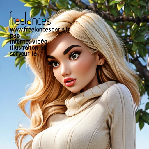 Pao mise en page internet vidéo illustration 3d serveur IA générative AI freelance paris studio de création magazines 5US1LJT1